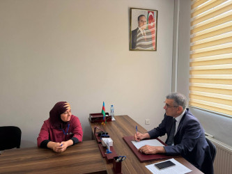 Xocavənd Rayon İcra Hakimiyyətinin başçısı Eyvaz Hüseynov növbəti vətəndaş qəbulu keçirib
