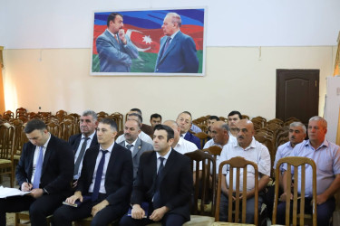Xocavənd qəsəbəsində vətəndaşların müraciətləri dinlənilib