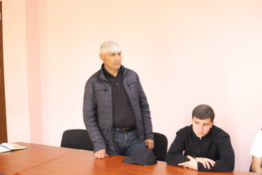 Növbəti səyyar qəbul Mingəçevir şəhərində məskunlaşan rayon sakinləri ilə olmuşdur