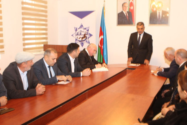 14 noyabr 2025-ci il tarixdə Nərimanov rayonunda məskunlaşan rayon sakinləri ilə növbəti səyyar qəbul keçirilmişdir