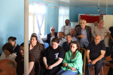Yeni Xocavənd qəsəbəsində məskunlaşan rayon sakinləri ilə növbəti səyyar qəbul keçirilmişdir