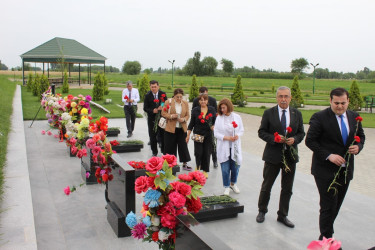 Ümummilli Lider Heydər Əliyevin anadan olmasının 100 illiyinə həsr edilmiş "Ulu öndər Heydər Əliyevin irsi milli sərvətimizdir" mövzusu çərçivəsində səyyar təlim keçirilib.