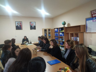 Təhsil və tibb işçiləri üçün antikorrupsiya davranış modelinə dair maarifləndirici tədbir keçirilib