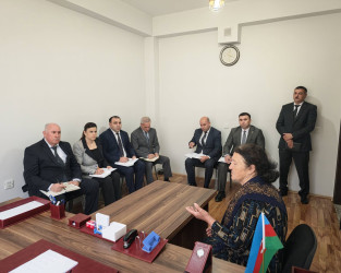 Xocavənd Rayon İcra Hakimiyyətinin başçısı Eyvaz Hüseynov növbəti vətəndaş qəbulu keçirib