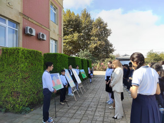 Uşaq Səfirlər Məclisinin növbəti layihəsi ilə bağlı "Kiçik dünyamızın rəngli sakinləri” mövzusunda tədbir keçirilmişdir.