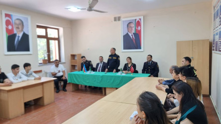 Xocavənd rayonunda məktəblərdə maarifləndirmə tədbirləri davam edir