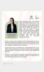 “Hənifə Məlikova-Zərdabi adına qızların təhsilinə dəstək” təqaüd proqramının iştirakçısı  Arzu Balakişiyeva