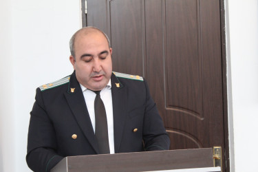 Oktyabrın 1-də prokurorluq işçilərinin peşə bayramı günü münasibətilə Xocavənd Rayon İcra Hakimiyyətində tədbir keçirilib
