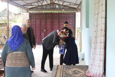 Beynəlxalq Ailə Günü ilə bağlı 63 il birgə nikahda olan Məhərrəmovlar ailəsi ilə görüş keçirilib