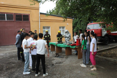 Uşaq Səfirlər Məclisinin yerli nümayəndəsinin təşəbbüsü ilə Yanğından Mühafizə Bölməsinə şagirdlərin ekskursiyası təşkil olunub.