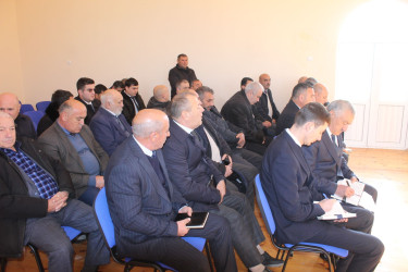 320 ailəlik Xocavənd qəsəbəsində Xocavənd Rayon İcra Hakimiyyəti başçısının növbəti səyyar qəbulu keçirilmişdir