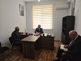 Xocavənd Rayon İcra Hakimiyyətinin Başçısı Eyvaz Hüseynov növbəti vətəndaş qəbulu keçirib