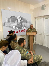 Xocavənd Rayon Mərkəzi Xəstəxanasında Zəfər Günü qeyd edilib