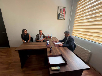 Xocavənd Rayon İcra Hakimiyyətinin başçısı Eyvaz Hüseynov növbəti vətəndaş qəbulu keçirib