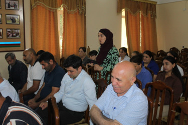 Rayon rəhbəri Xocavənd qəsəbəsində məskunlaşan rayon sakinlərinin müraciətlərini dinləyib