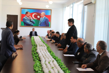 Xocavənd Rayon İcra Hakimiyyətinin başçısı Eyvaz Hüseynov növbəti vətəndaş qəbulu keçirib