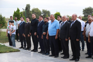 Şəhid Tağıyev Elzamin Eyvaz oğlunun xatirəsi anılıb.