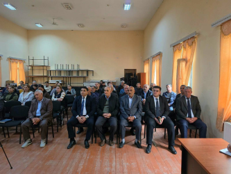 Xocavənd Rayon İcra Hakimiyyəti başçısının növbəti səyyar qəbulu Ağcabədi rayonunda məskunlaşmış rayon sakinləri ilə olub