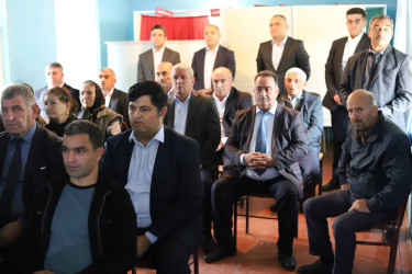 Yeni Xocavənd qəsəbəsində məskunlaşan sakinlərlə növbəti görüş keçirilib