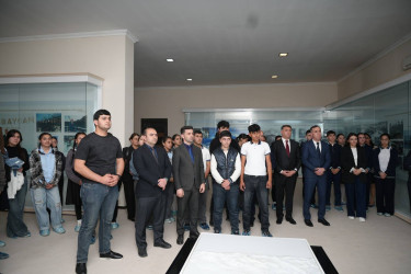 Ümummilli lideri Heydər Əliyevin anadan olmasının 103-cü ildönümü münasibəti ilə  Heydər Əliyev Mərkəzinə ekskursiya təşkil olunub