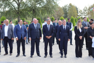 Şəhid Göyüşov Məzahir Niyaz oğlu və Nüsrətli Ceyhun Aqil oğlunun anım gününə həsr olunmuş tədbir keçirilib