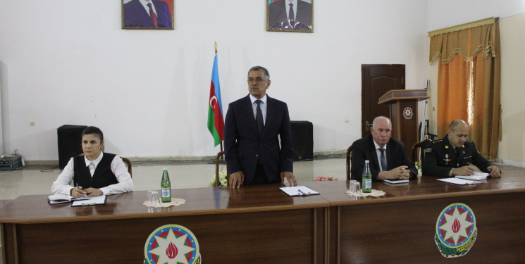 Rayon rəhbəri Xocavənd qəsəbəsində məskunlaşan rayon sakinlərinin müraciətlərini dinləyib