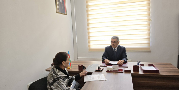 02 iyun 2026-cı il tarixdə Xocavənd Rayon İcra Hakimiyyətinin Başçısı Eyvaz Hüseynov növbəti vətəndaş qəbulu keçirib