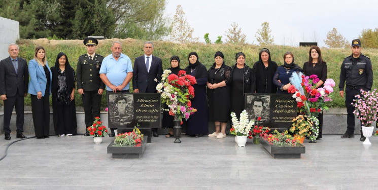 Vətən Müharibəsində qəhrəmancasına şəhid olmuş Şəhid Mirzəyev Elmin Əvəz oğlunun anım günü qeyd edilib