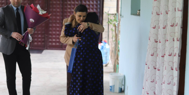 Beynəlxalq Ailə Günü ilə bağlı 63 il birgə nikahda olan Məhərrəmovlar ailəsi ilə görüş keçirilib