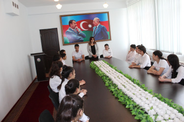 “Uşaqların maraqları və onların istəklərinin təmin olunması” mövzusunda tədbir keçirilmişdir.