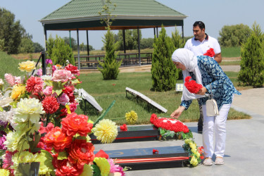 Vətən Müharibəsi Qəhrəmanı, şəhid Anar Əliyevin ailəsi Xocavənd Rayon İcra Hakimiyyəti  başçısının qəbulunda olub