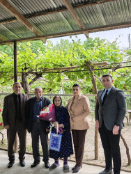 Beynəlxalq Ailə Günü ilə bağlı 63 il birgə nikahda olan Məhərrəmovlar ailəsi ilə görüş keçirilib
