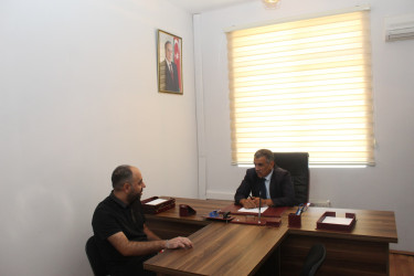 Xocavənd Rayon İcra Hakimiyyətinin başçısı Eyvaz Hüseynov vətəndaş qəbulu keçirib.