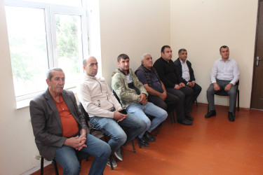 Xocavənd Rayon İcra Hakimiyyətinin başçısı Eyvaz Hüseynovun İmişli rayonunda məskunlaşan rayon sakinləri ilə növbəti səyyar qəbulu keçirilmişdir