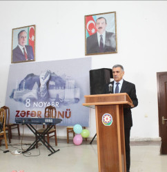 “8 Noyabr – Zəfər Günü”nün beşinci ildönümünə həsr olunmuş rəsmi tədbir keçirilmişdir