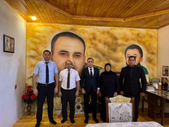 Şəhid ailələrinin ziyarəti davam edir
