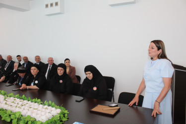 Xocavənd rayonu uğrunda gedən döyüşlərdə şəhid olan hərbi qulluqçuların ailələri ilə görüş keçirildi