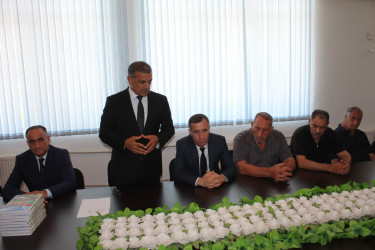 Xocavənd rayonu uğrunda gedən döyüşlərdə şəhid olan hərbi qulluqçuların ailələri ilə görüş keçirildi