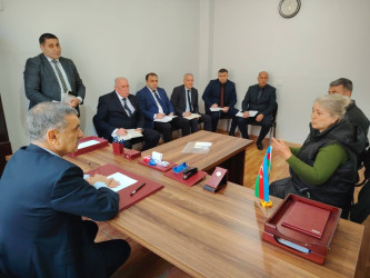 Xocavənd Rayon İcra Hakimiyyətinin Başçısı Eyvaz Hüseynov növbəti vətəndaş qəbulu keçirib