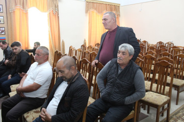 500 ailəlik Xocavənd qəsəbəsində məskunlaşan rayon sakinləri ilə növbəti səyyar qəbul keçirilmişdir