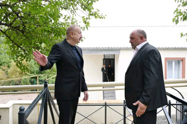 Azərbaycan Respublikasının Prezidenti İlham Əliyev sentyabrın 14-də Xocavənd rayonunun Qırmızı Bazar qəsəbəsində olub
