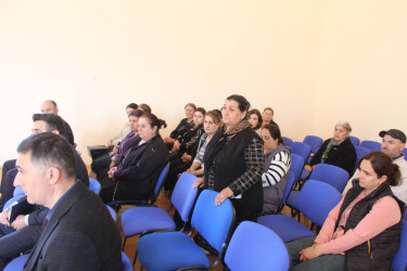 16 aprel 2026-cı il tarixdə 320 ailəlik Xocavənd qəsəbəsində səyyar qəbul keçirilmişdir