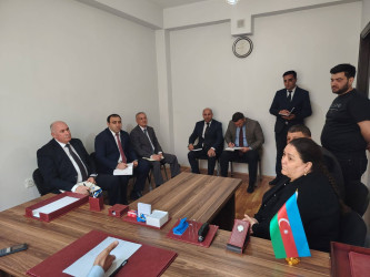 Xocavənd Rayon İcra Hakimiyyətinin başçısı Eyvaz Hüseynov növbəti vətəndaş qəbulu keçirib