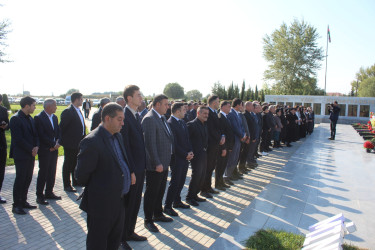 Vətən müharibəsində qəhrəmancasına şəhid olmuş Şəhid Namazov Xəyal Xudaverdi oğlunun anım günü qeyd edilib