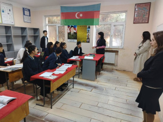 Məktəblərdə sağlam və rasional qidalanma mövzusunda tədbir keçirilmişdir.