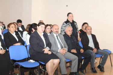 Qaradağ rayonu Müşfiqabad qəsəbəsində Xocavənd Rayon İcra Hakimiyyəti başçısının növbəti səyyar qəbulu keçirilmişdir.
