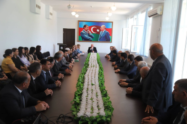 Xocavənd Rayon İcra Hakimiyyətində “Zəfərdən quruculuğa” mövzusunda tədbir keçirilib