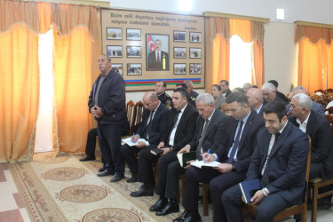 500 ailəlik Xocavənd qəsəbəsində məskunlaşan rayon sakinləri ilə növbəti səyyar qəbul keçirilmişdir