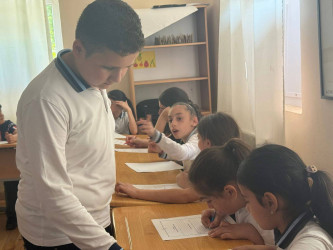 Xocavənd Rayon 4 nömrəli tam orta məktəbində Uşaq Səfirlər Məclisinin Xocavənd rayonu üzrə nümayəndəsi Namazlı Elmirin təşəbbüsü ilə “Gələcəyini Qur” layihəsi çərçivəsində “Sabahın Qəhrəmanları” adlı tədbir təşkil olunmuşdur.