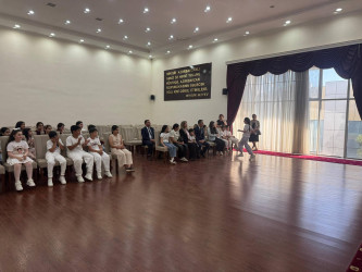 1 İyun Uşaqların Beynəlxalq Müdafiəsi Günü münasibətilə uşaqların Beyləqan rayonunda yerləşən Gənclər Mərkəzinə ekskursiyası təşkil edilmişdir